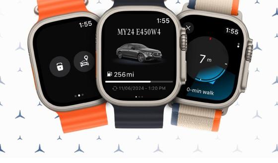 A Mercedes mostantól az Apple Watch-on is jelen van, lehetővé téve az autó különböző funkcióinak kényelmes kezelését közvetlenül az óráról.